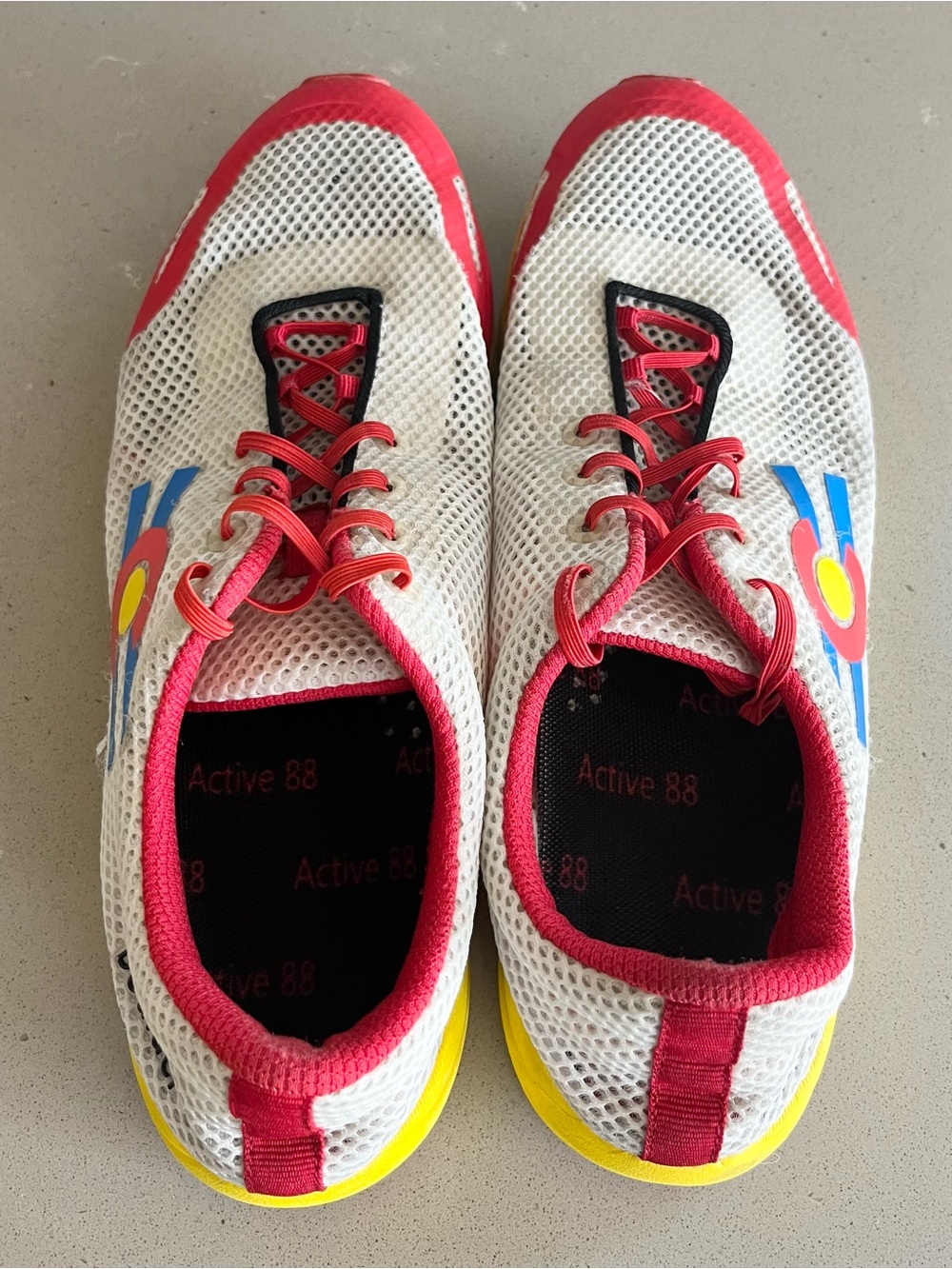 Active 88 Boulder Colorado Mens 8.5 W 10 Athletic Running Shoes Sneakers White - Picture 8 of 12